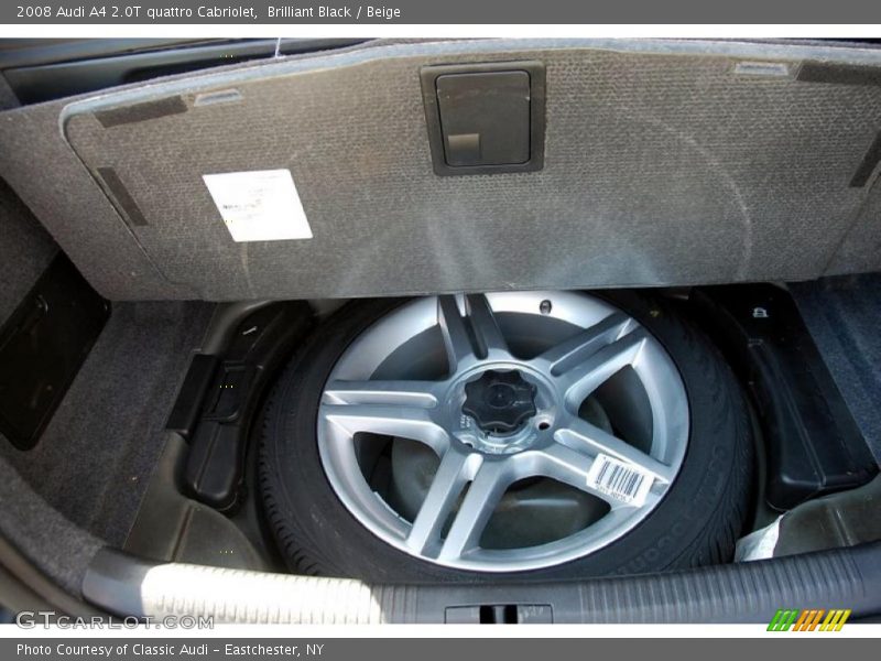 Brilliant Black / Beige 2008 Audi A4 2.0T quattro Cabriolet