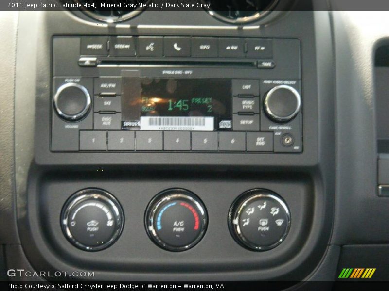 Mineral Gray Metallic / Dark Slate Gray 2011 Jeep Patriot Latitude 4x4