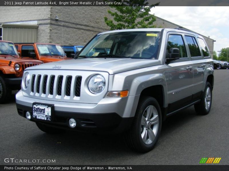 Bright Silver Metallic / Dark Slate Gray 2011 Jeep Patriot Latitude 4x4