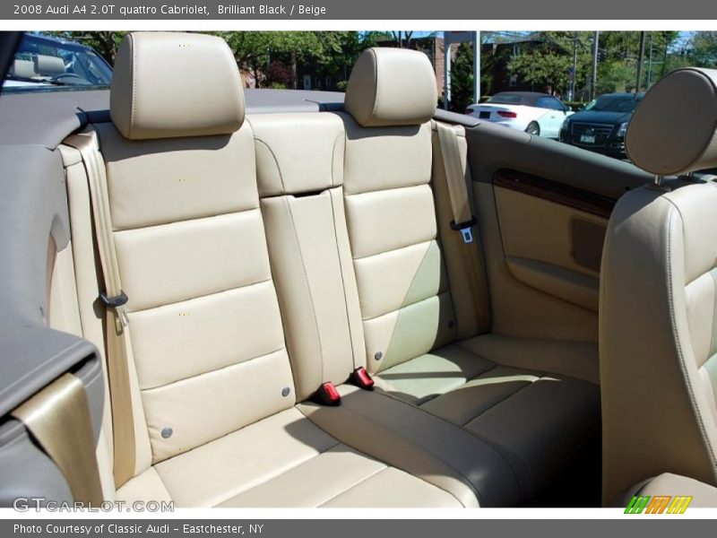 Brilliant Black / Beige 2008 Audi A4 2.0T quattro Cabriolet