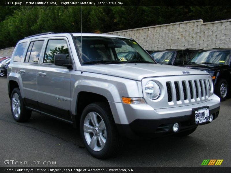 Bright Silver Metallic / Dark Slate Gray 2011 Jeep Patriot Latitude 4x4