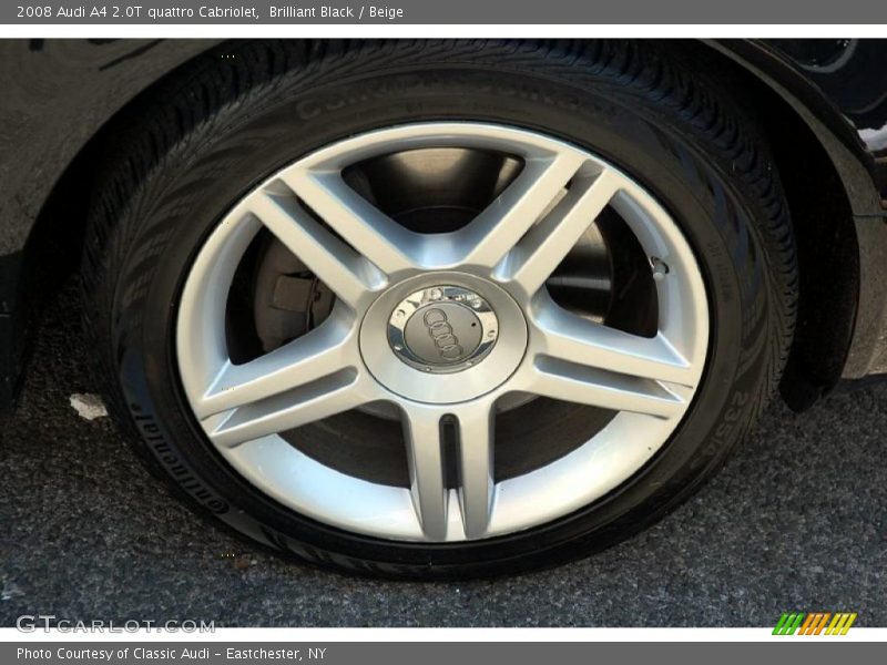 Brilliant Black / Beige 2008 Audi A4 2.0T quattro Cabriolet