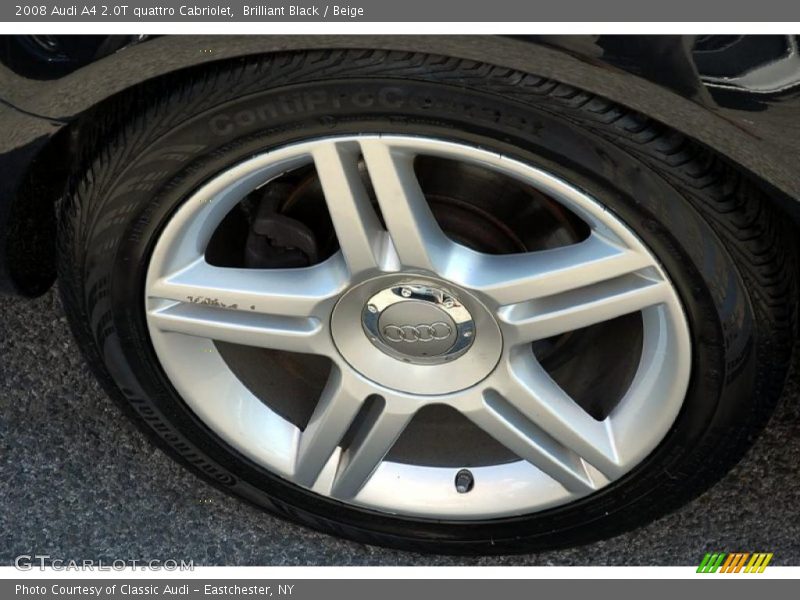 Brilliant Black / Beige 2008 Audi A4 2.0T quattro Cabriolet