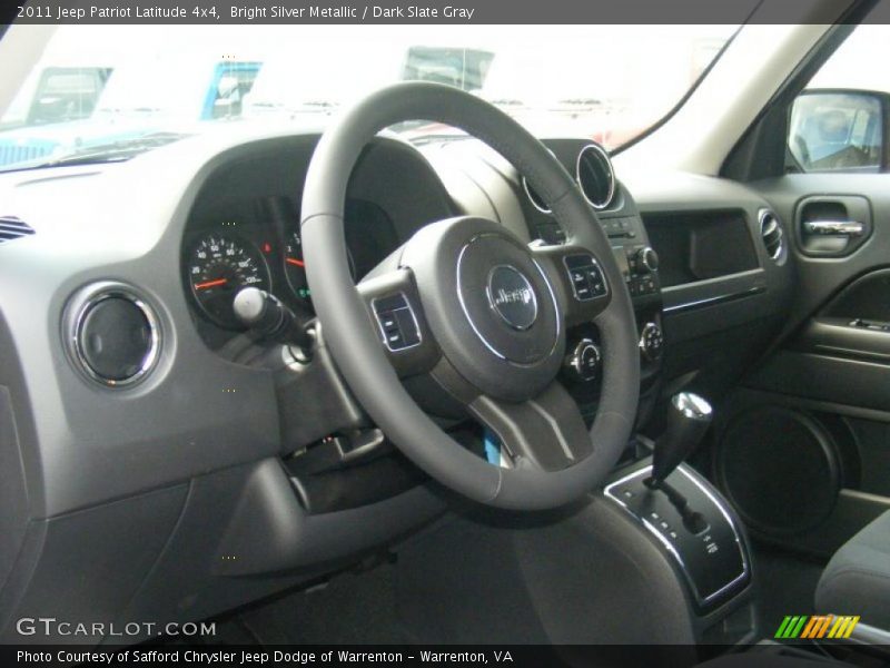 Bright Silver Metallic / Dark Slate Gray 2011 Jeep Patriot Latitude 4x4
