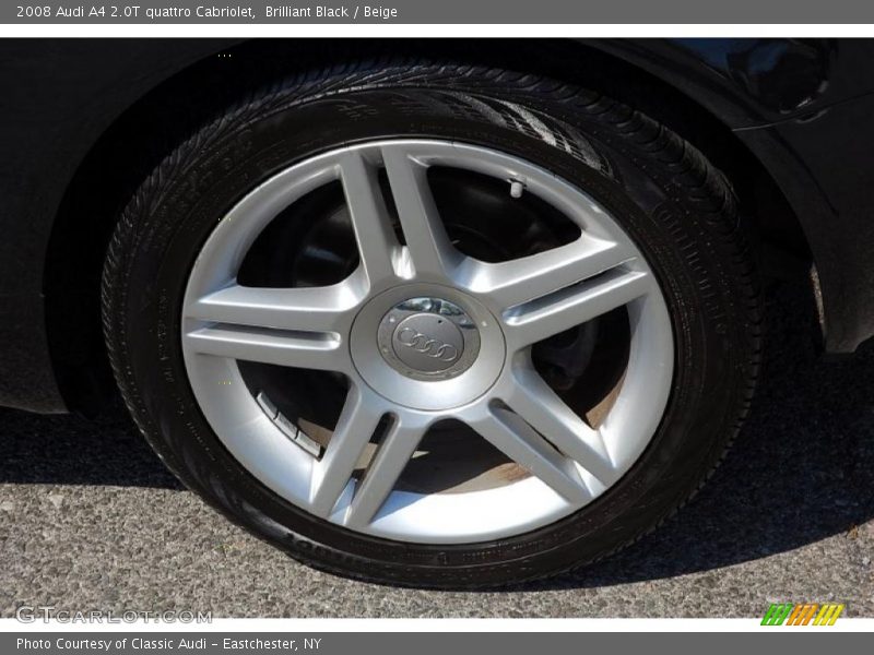 Brilliant Black / Beige 2008 Audi A4 2.0T quattro Cabriolet