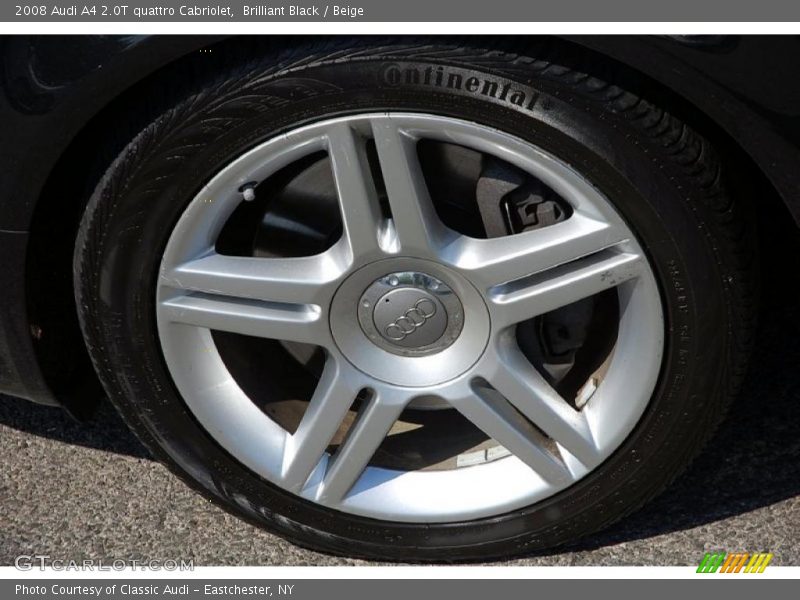 Brilliant Black / Beige 2008 Audi A4 2.0T quattro Cabriolet