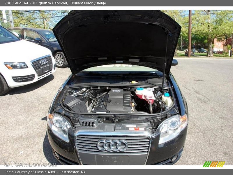 Brilliant Black / Beige 2008 Audi A4 2.0T quattro Cabriolet