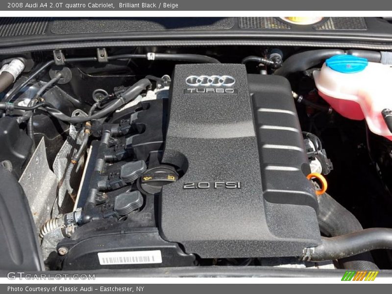 Brilliant Black / Beige 2008 Audi A4 2.0T quattro Cabriolet