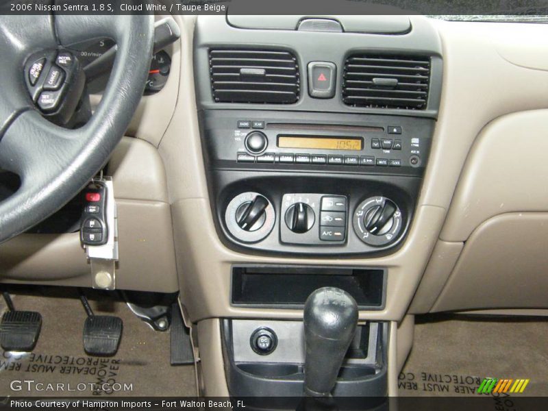 Cloud White / Taupe Beige 2006 Nissan Sentra 1.8 S