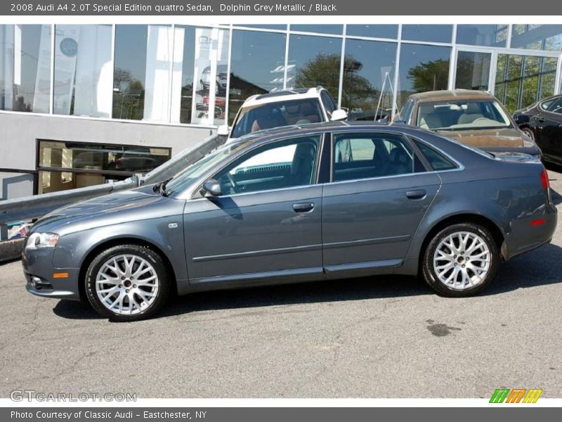 Dolphin Grey Metallic / Black 2008 Audi A4 2.0T Special Edition quattro Sedan