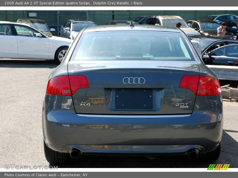 Dolphin Grey Metallic / Black 2008 Audi A4 2.0T Special Edition quattro Sedan