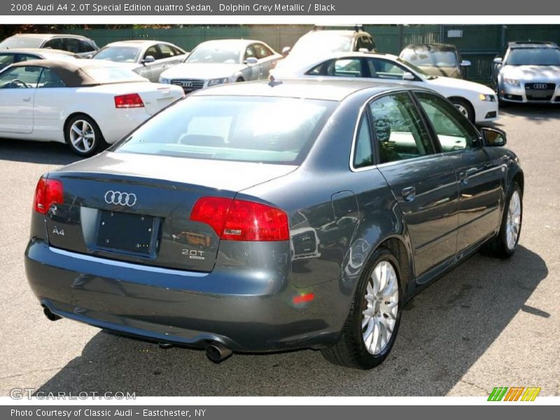 Dolphin Grey Metallic / Black 2008 Audi A4 2.0T Special Edition quattro Sedan