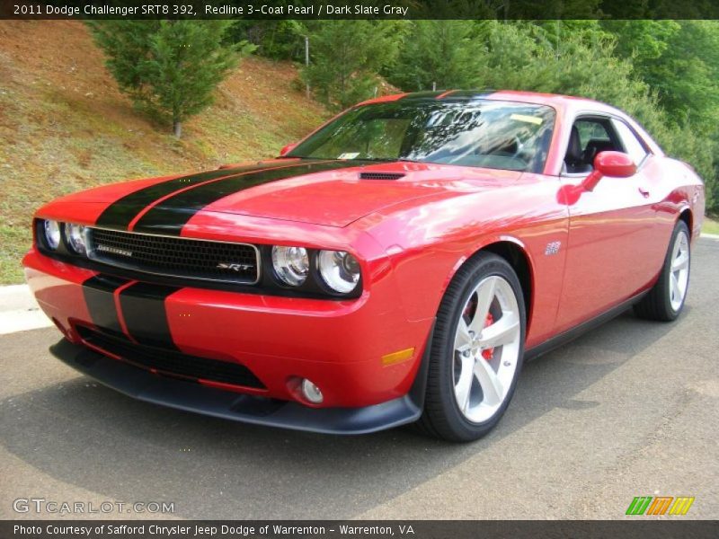 Front 3/4 View of 2011 Challenger SRT8 392