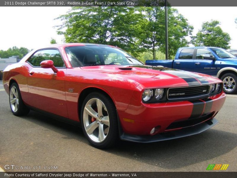 Redline 3-Coat Pearl / Dark Slate Gray 2011 Dodge Challenger SRT8 392