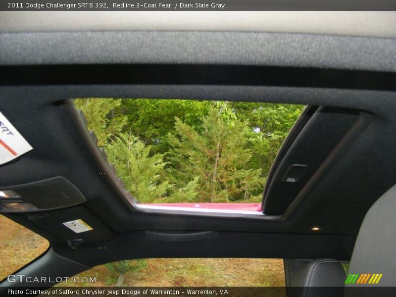 Sunroof of 2011 Challenger SRT8 392