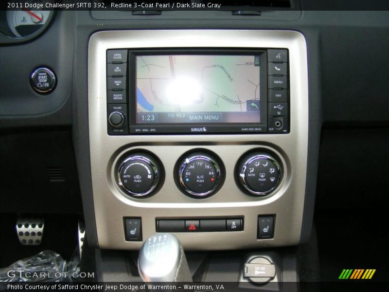 Controls of 2011 Challenger SRT8 392