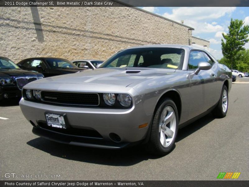 Billet Metallic / Dark Slate Gray 2011 Dodge Challenger SE