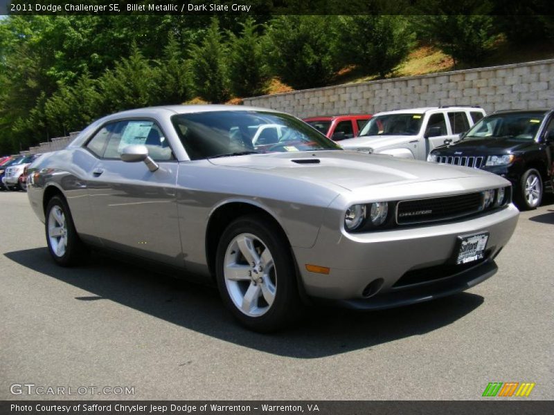 Billet Metallic / Dark Slate Gray 2011 Dodge Challenger SE