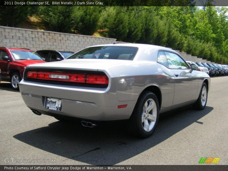 Billet Metallic / Dark Slate Gray 2011 Dodge Challenger SE