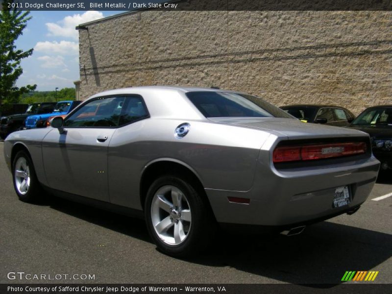 Billet Metallic / Dark Slate Gray 2011 Dodge Challenger SE