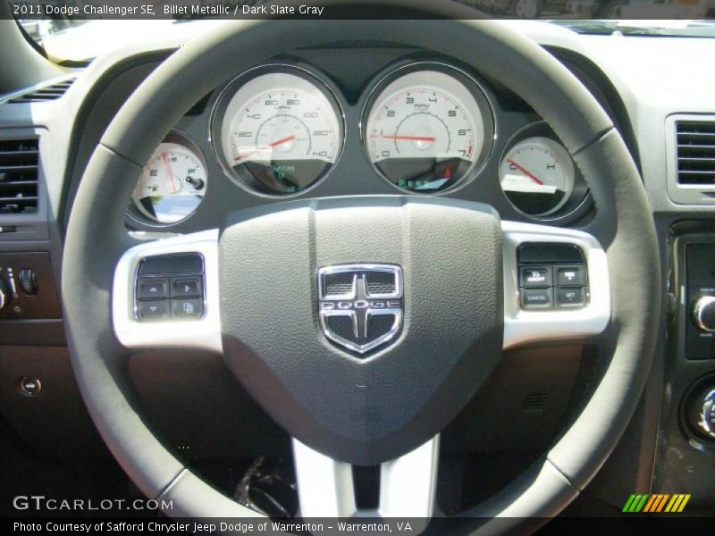 Billet Metallic / Dark Slate Gray 2011 Dodge Challenger SE