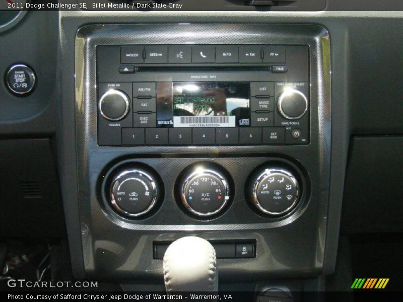 Billet Metallic / Dark Slate Gray 2011 Dodge Challenger SE