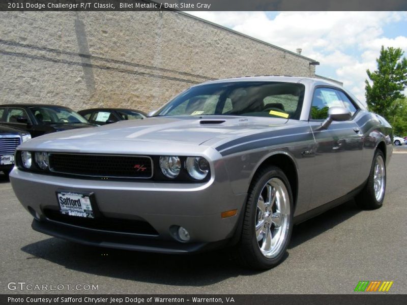 Billet Metallic / Dark Slate Gray 2011 Dodge Challenger R/T Classic