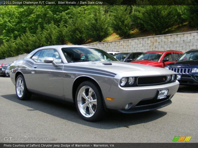 Billet Metallic / Dark Slate Gray 2011 Dodge Challenger R/T Classic