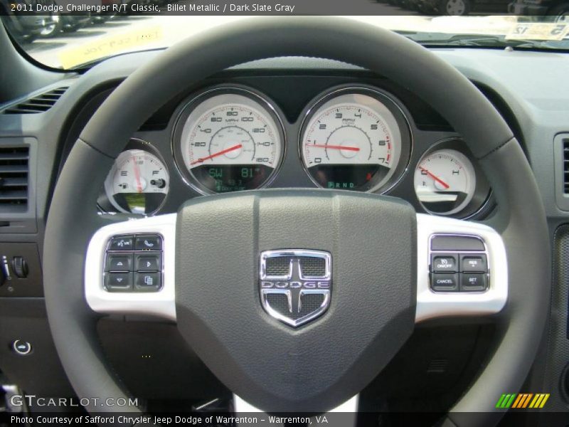 Billet Metallic / Dark Slate Gray 2011 Dodge Challenger R/T Classic