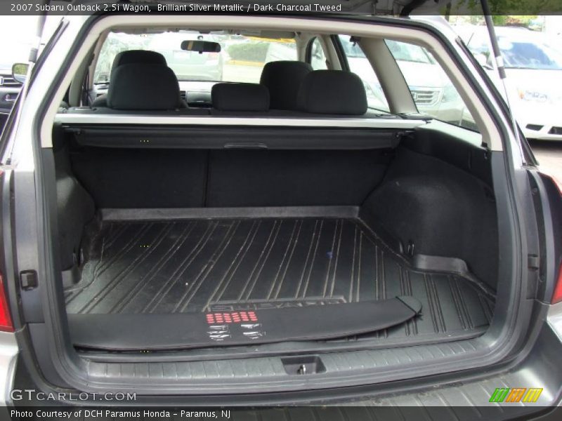 Brilliant Silver Metallic / Dark Charcoal Tweed 2007 Subaru Outback 2.5i Wagon