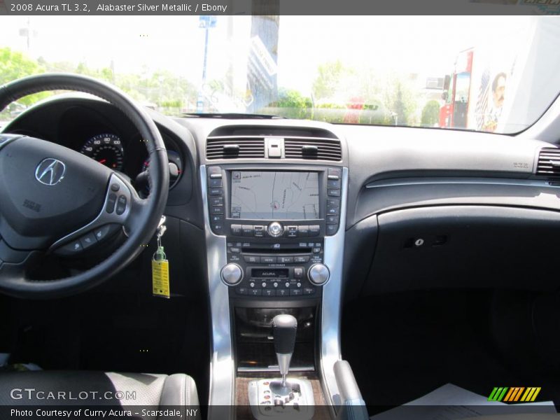 Alabaster Silver Metallic / Ebony 2008 Acura TL 3.2