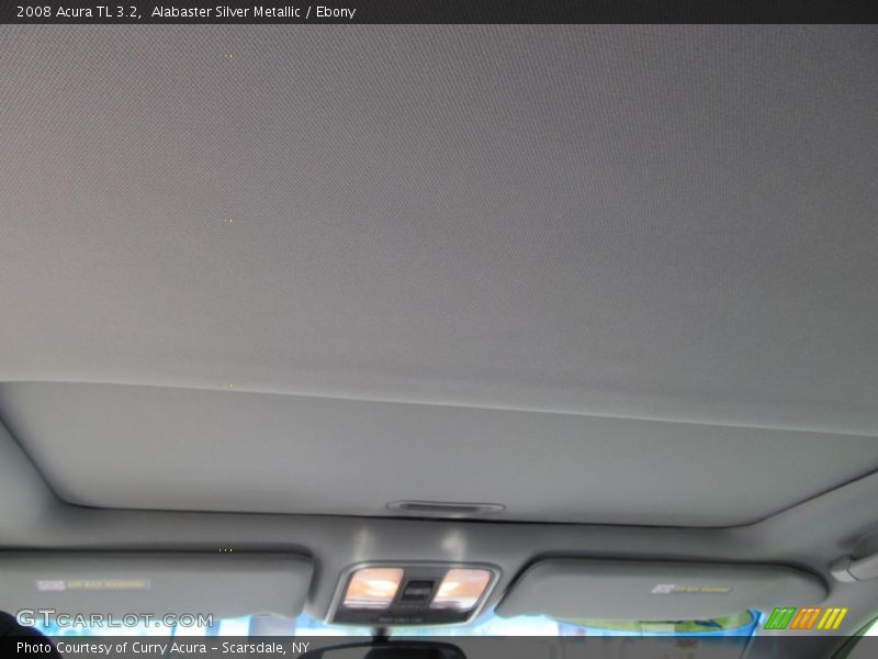 Alabaster Silver Metallic / Ebony 2008 Acura TL 3.2