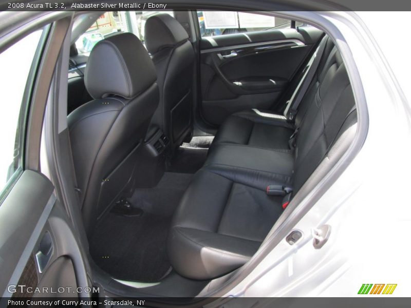 Alabaster Silver Metallic / Ebony 2008 Acura TL 3.2