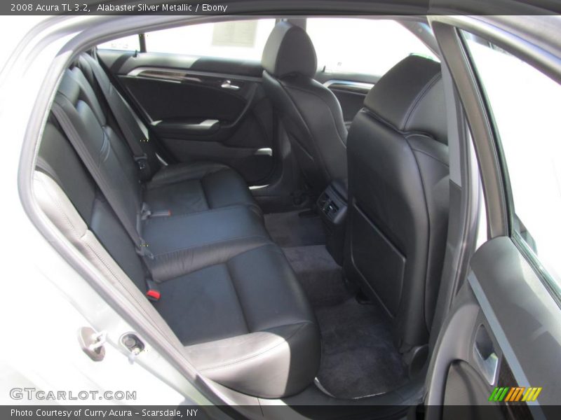 Alabaster Silver Metallic / Ebony 2008 Acura TL 3.2