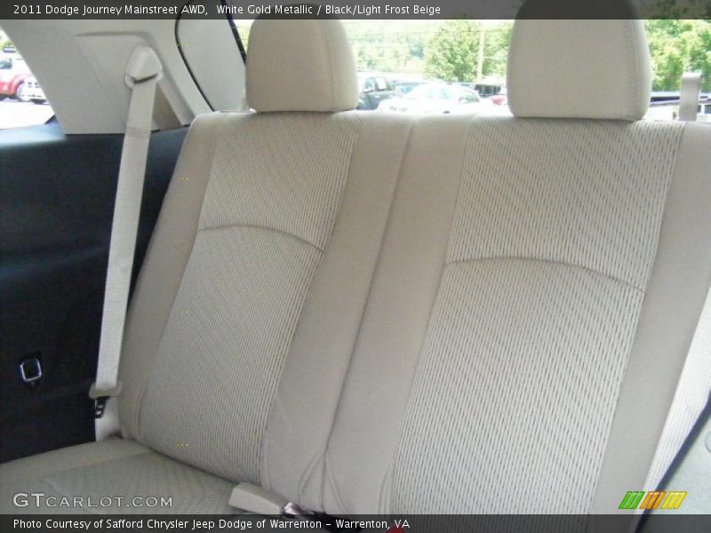 White Gold Metallic / Black/Light Frost Beige 2011 Dodge Journey Mainstreet AWD