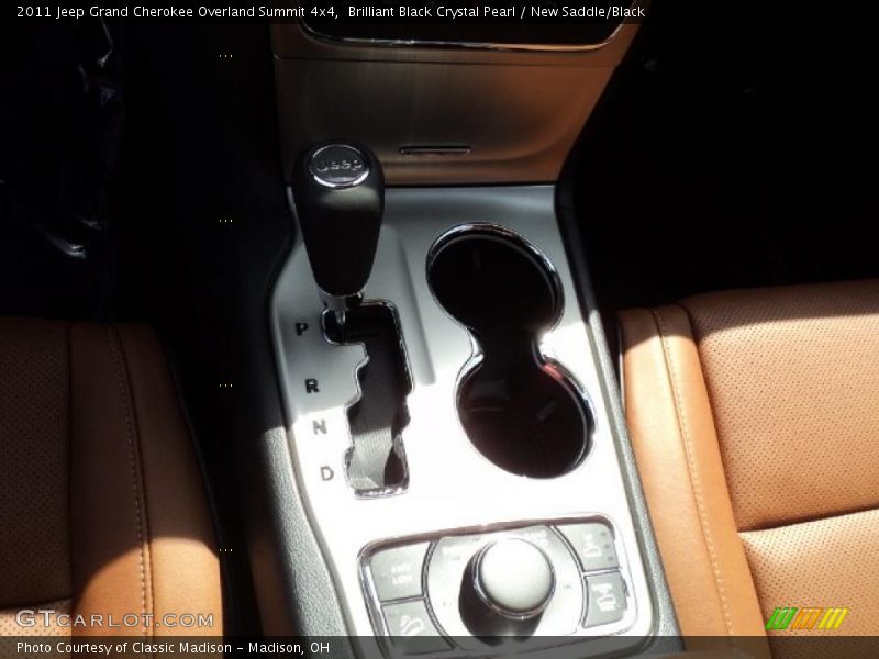 Brilliant Black Crystal Pearl / New Saddle/Black 2011 Jeep Grand Cherokee Overland Summit 4x4