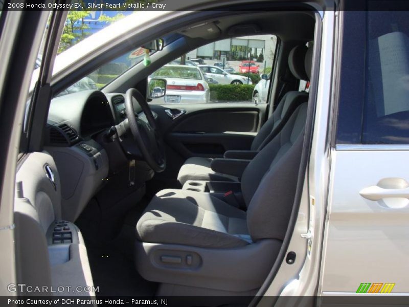 Silver Pearl Metallic / Gray 2008 Honda Odyssey EX