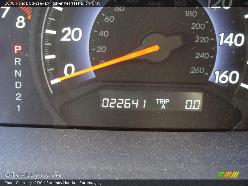 Silver Pearl Metallic / Gray 2008 Honda Odyssey EX