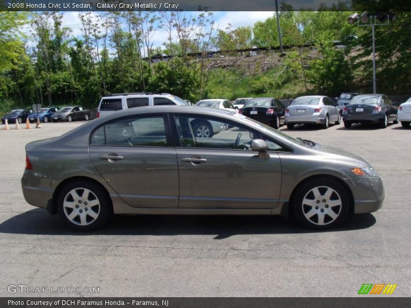 Galaxy Gray Metallic / Gray 2008 Honda Civic LX Sedan
