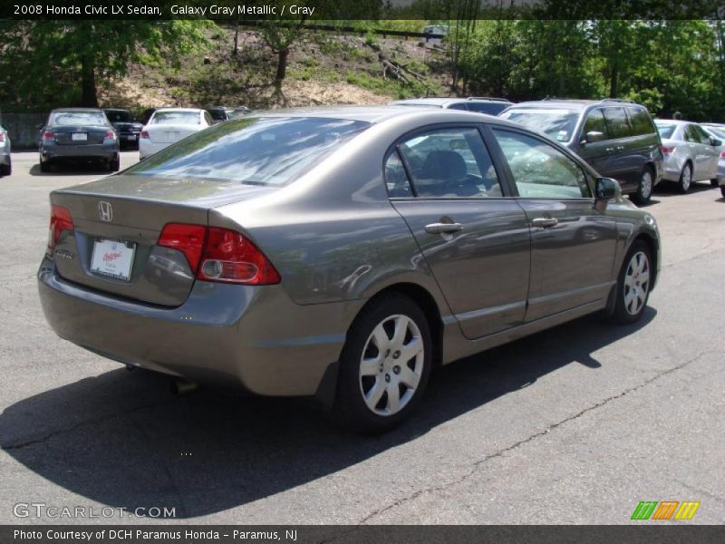 Galaxy Gray Metallic / Gray 2008 Honda Civic LX Sedan