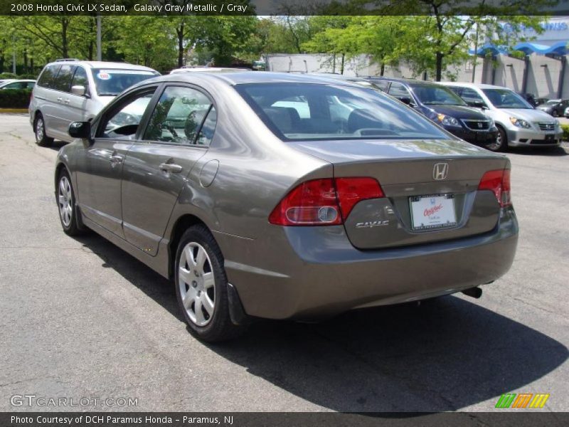 Galaxy Gray Metallic / Gray 2008 Honda Civic LX Sedan