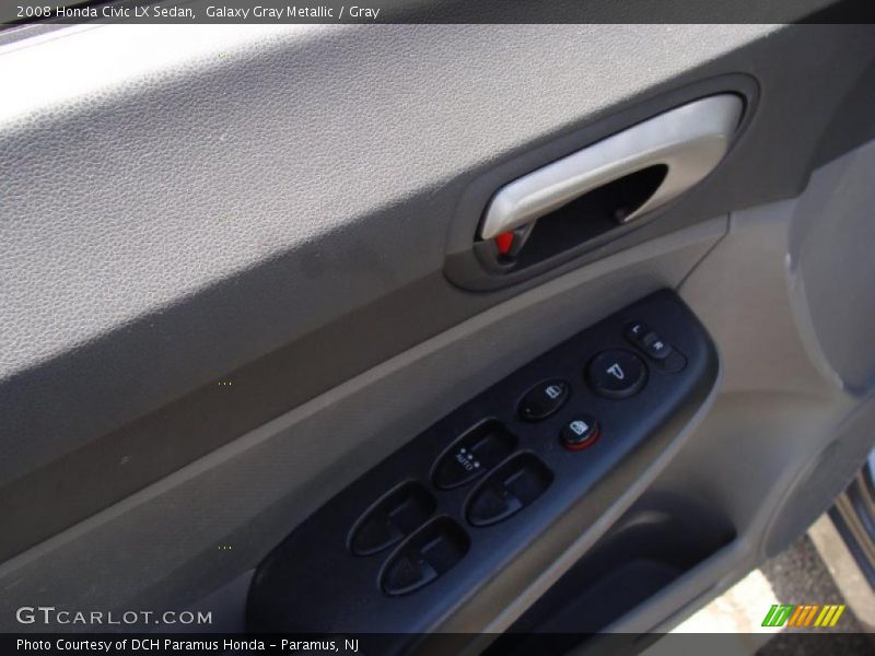 Galaxy Gray Metallic / Gray 2008 Honda Civic LX Sedan