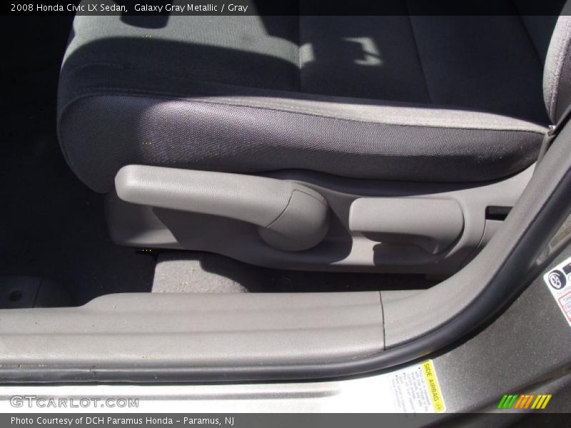 Galaxy Gray Metallic / Gray 2008 Honda Civic LX Sedan