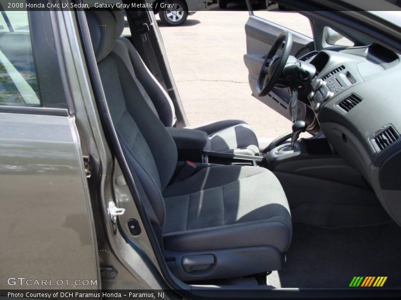 Galaxy Gray Metallic / Gray 2008 Honda Civic LX Sedan