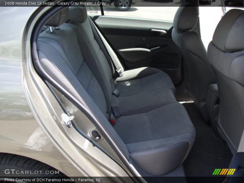 Galaxy Gray Metallic / Gray 2008 Honda Civic LX Sedan