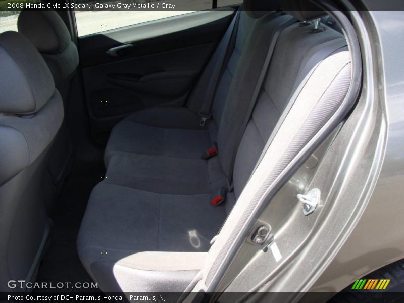 Galaxy Gray Metallic / Gray 2008 Honda Civic LX Sedan