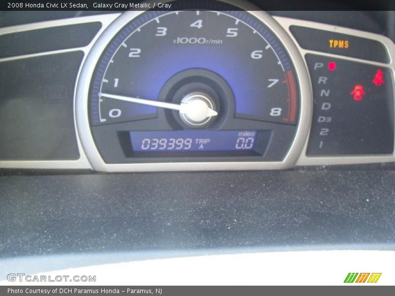 Galaxy Gray Metallic / Gray 2008 Honda Civic LX Sedan