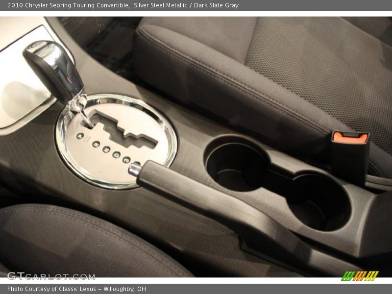 Silver Steel Metallic / Dark Slate Gray 2010 Chrysler Sebring Touring Convertible
