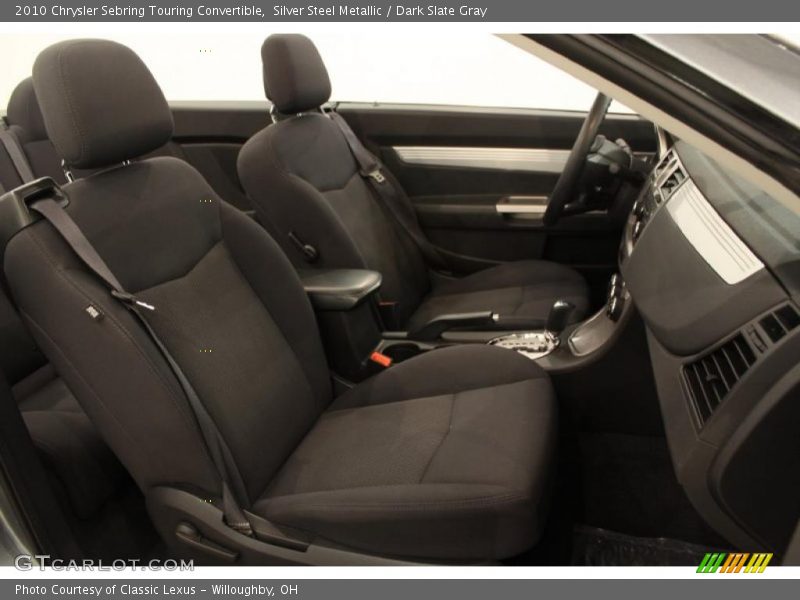 Silver Steel Metallic / Dark Slate Gray 2010 Chrysler Sebring Touring Convertible