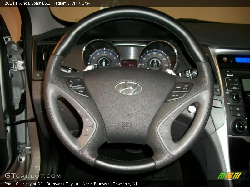 Radiant Silver / Gray 2011 Hyundai Sonata SE